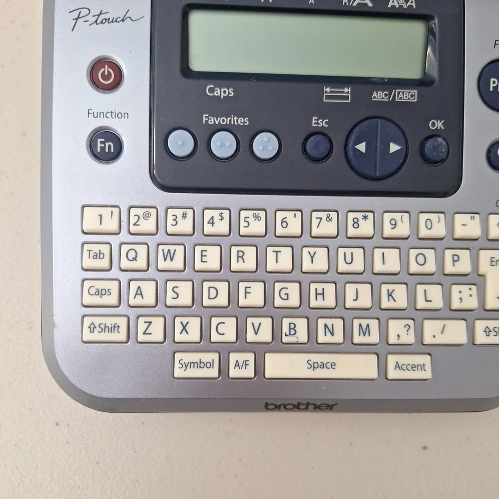 Brother P-Touch PT-1280 Thermal Printer Label Maker - Tested, No Cord